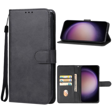 Чехол-книжка EsCase Leather для Samsung Galaxy S23 FE 5G - черный