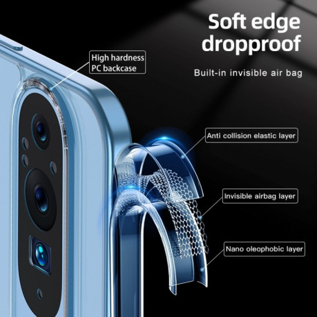 Чохол Clear Case MagSafe Simple Magnetiс для Google Pixel 9 - прозорий