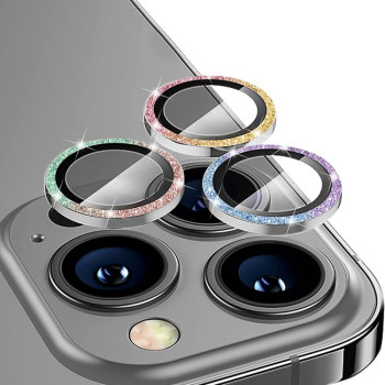 Защитное стекло на камеру для ENKAY Glitter для iPhone 13 Pro / 13 Pro Max - разноцветное