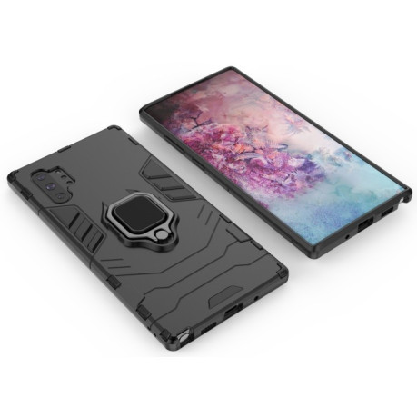 Протиударний чохол Magnetic Ring Holder Чорний Samsung Galaxy Note 10+ Plus