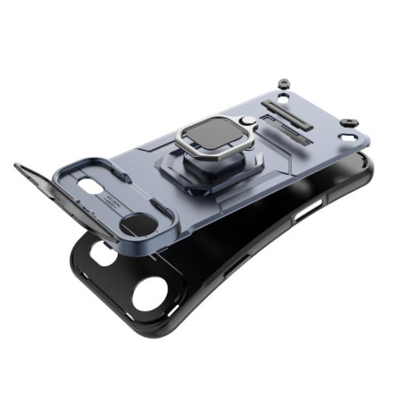 Противоударный чехол Sliding Camshield для iPhone Air - зеленый