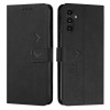 Чехол-книжка Retro Skin Feel Amile для Samsung Galaxy A55 - черный