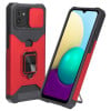 Противоударный чехол Sliding Camera Design для Samsung Galaxy A03/A04E - красный