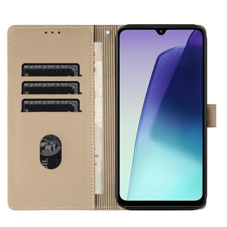 Чохол-книжка Cartoon Elephant Embossed Leather для Xiaomi Redmi A4 5G - хакі