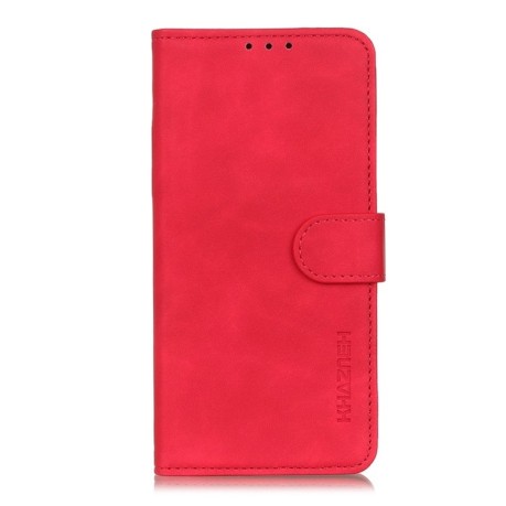 Чохол-книжка KHAZNEH Cowhide Texture для Samsung Galaxy A55 5G - червоний
