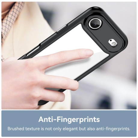 Противоударный чехол Colorful Acrylic Series для iPhone Air - черный