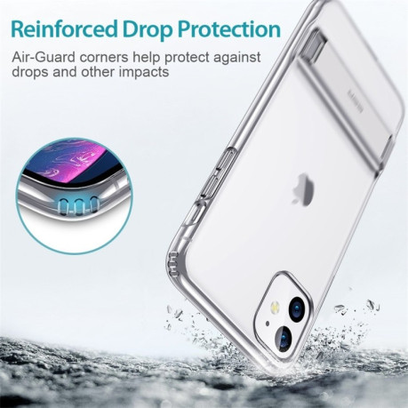 Силиконовый чехол-подставка ESR Air Shield Boost на iPhone 11 - прозрачный