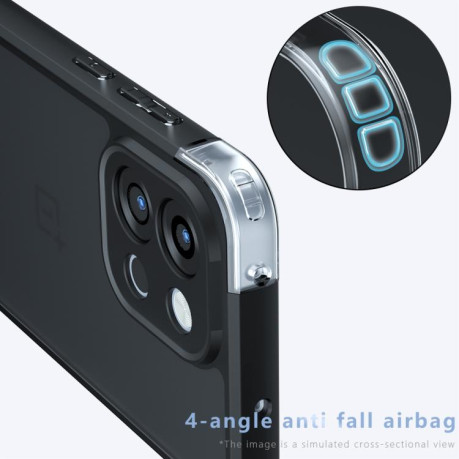 Противоударний чехол Armor Precise Hole PC Hybrid TPU для OnePlus 13T - прозорий