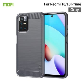 Противоударный чехол MOFI Gentleness Series для Xiaomi Redmi 10 / 10 Prime - серый