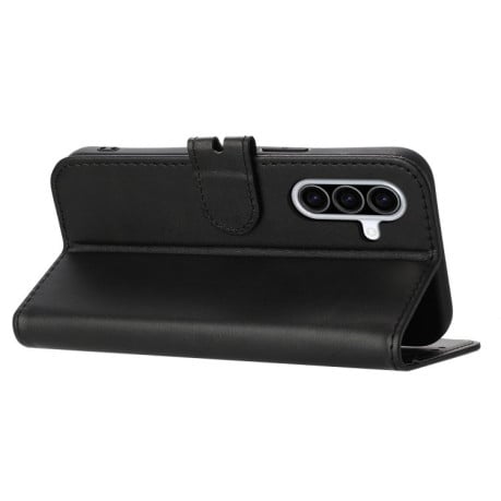 Чехол-книжка Happy Cat Pattern на Samsung Galaxy A26 5G / A17 5G - черный