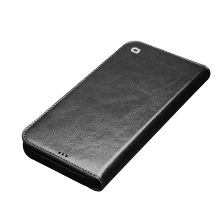 Кожаный чехол-книжка QIALINO Classic Case для iPhone 13 Pro Max - черный