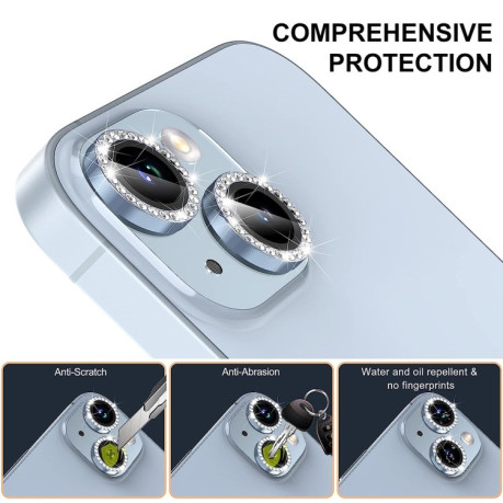 Захисне скло на камеру ENKAY AR Anti-reflection Camera Lens для iPhone 16/16 Plus - рожеве