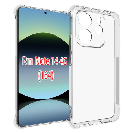 Протиударний чохол Thickening на Xiaomi Redmi Note 14 4G 164.48mm - прозорий