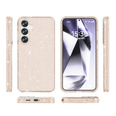 Протиударний чохол Terminator Style Glitter для Samsung Galaxy S25+ 5G - золотий