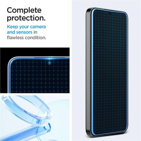 Комплект защитных стекол Spigen Glas.Tr ”EZ Fit” для Samsung Galaxy S24+Plus