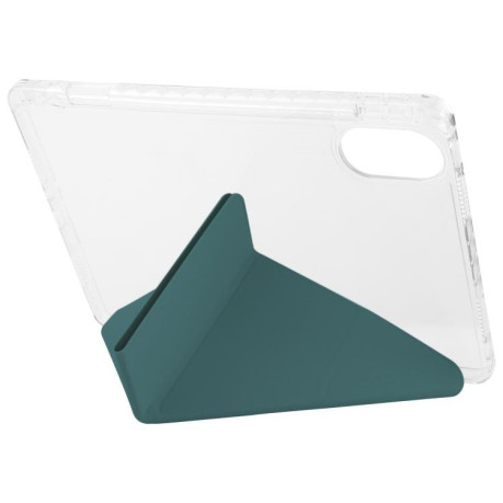 Чехол-книжка Clear Acrylic Demation Leather для Xiaomi Redmi Pad SE 11 2025 / Pad 2 - зелений