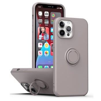 Противоударный чехол Ring Kickstand для iPhone 14 - хаки