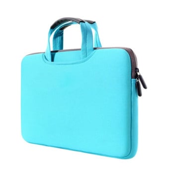 Сумка тканевая Portable Stylish Business Felt Sleeve Bag Protective Case на диагональ 15.4 для MacBook Air/Pro, Lenovo - зеленый