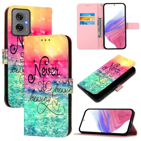 Чехол-книжка 3D Painting для Motorola Moto G55 - Dreams