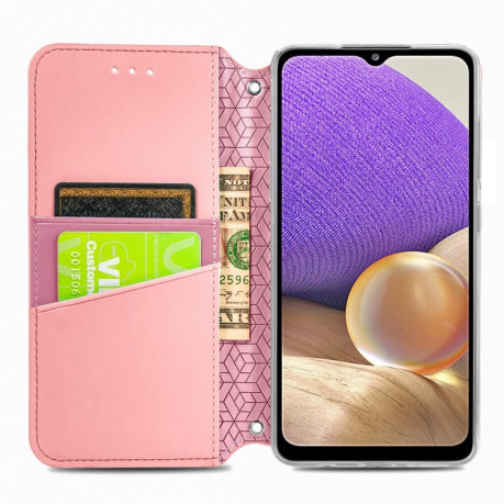 Чохол-книжка Blooming Mandala для Samsung Galaxy A32 4G - рожевий