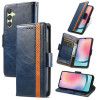 Чехол-книжка Dual-side Magnetic Buckle для Samsung Galaxy A35 - синий