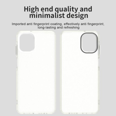 Противоударный чехол Candy Series для Samsung Galaxy A07 4G - белый
