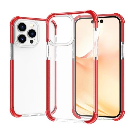Чохол протиударний Acrylic Four Corners для iPhone 14 Plus - червоний