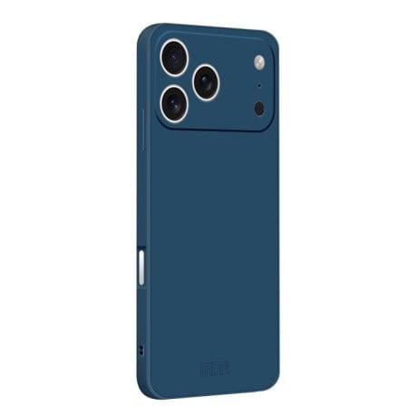Силиконовый чехол ENKAY Liquid Silicone на iPhone 17 Pro - синий
