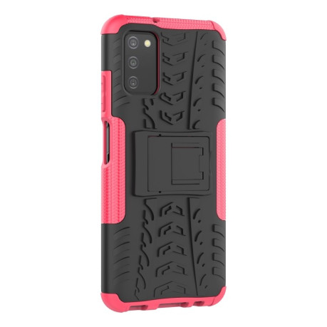 Протиударний чохол Tire Texture Samsung Galaxy A03S - рожевий