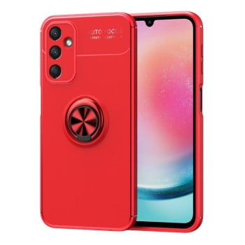 Ударозахисний чохол Metal Ring Holder для Samsung Galaxy A24 4G - червоний