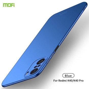 Ультратонкий чехол MOFI Frosted на Xiaomi Mi 11i/Poco F3/Redmi K40/K40 Pro - синий