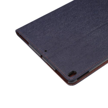 Чехол Denim Cloth Texture Card Slots Sleep темно-синий для iPad  Air 2019/Pro 10.5