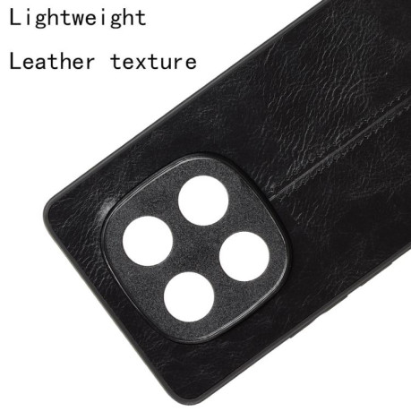 Ударозащитный чехол Sewing Cow Pattern для Redmi Note 14 Pro 4G - черный