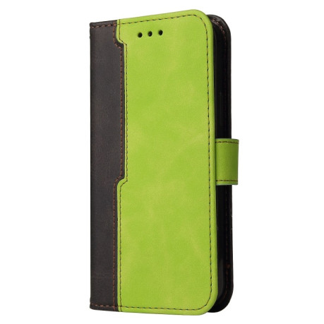 Чехол-книжка Business Stitching-Color для OPPO Reno7 5G Global/ Find X5 Lite/OnePlus Nord CE2 5G - зеленый