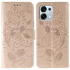 Чохол-книжка Rose Butterfly Embossed Leather на OPPO A6 Pro 5G — рожеве золото