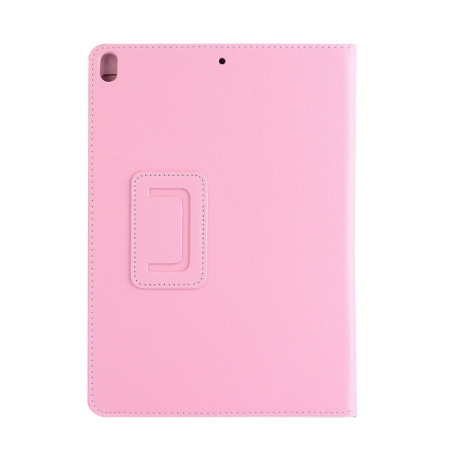 Чохол-книжка Litchi Texture 2-fold на iPad 9/8/7 10.2 (2019/2020/2021)/Pro 10.5/Air 2019-рожевий