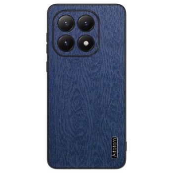 Чохол Tree Bark Leather Shockproof на Xiaomi 15T — синій