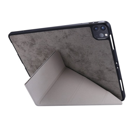 Чехол-книжка Silk Texture Horizontal Deformation Flip на iPad Pro 11 (2020)/Air 10.9 2020/Pro 11 2018- серый