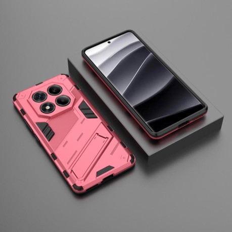 Протиударний чохол Punk Armor для Redmi Note 14 Pro 4G Global - світло-червоний