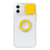 Противоударный чехол Design with Ring Holder для iPhone 11 - желтый