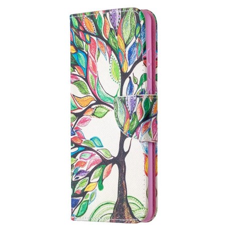 Чехол-книжка Colored Drawing Series на Samsung Galaxy S20 FE - Life Tree