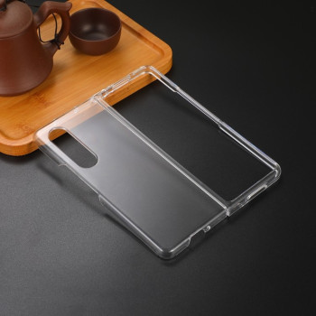 Противоударный чехол Frosted на Samsung Galaxy Z Fold 3 - прозрачный