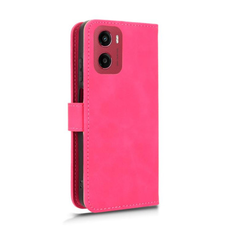 Чохол-книжка Retro Skin Feel Business Magnetic Motorola Moto G05 - пурпурно-червоний