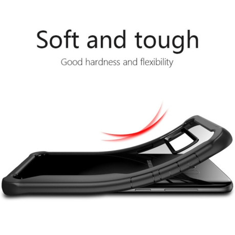 Противоударный силиконовый чехол с бампером на Samsung Galaxy S8 + / G955-черный