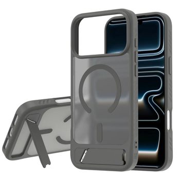 Магнітний чохол Lereach з тримачем на iPhone 18 Pro Max / 17 Pro Max — сірий
