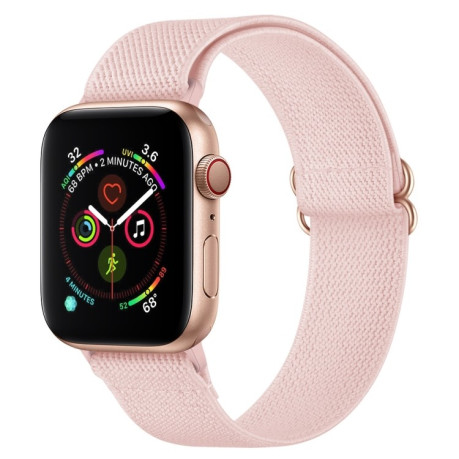 Ремінець Polyester Nylon для Apple Watch Ultra 49mm /45mm/44mm/42mm - світло-рожевий