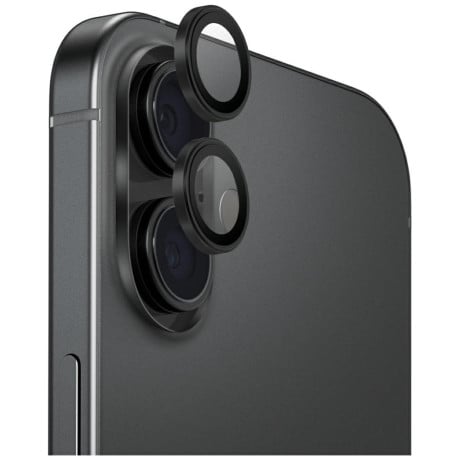 Захисне скло для камери Uniq Optix Aluminum Camera Lens Protector для iPhone 17 - Black