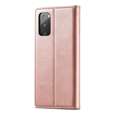 Чохол-книжка LC.IMEEKE Samsung Galaxy S20 FE - рожеве золото