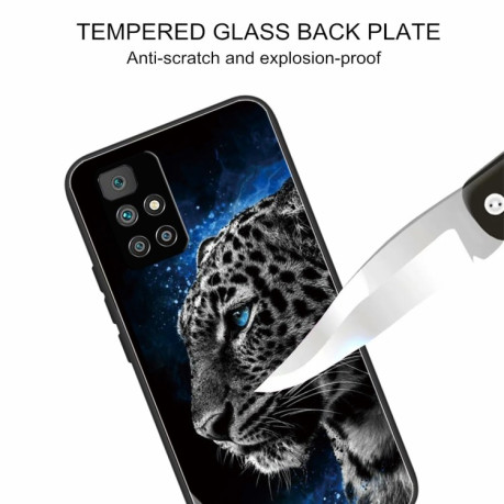 Скляний чохол Border для Xiaomi Redmi 10 - leopard