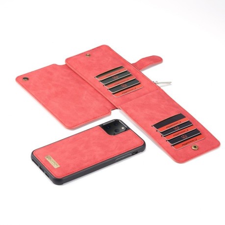 Кожаный Чехол-кошелек CaseMe-007 на iPhone 11 Pro - Красный